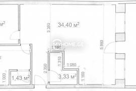 Продается квартира, 3 Kомнатная, Старое здание, Тбилиси, saburtalo