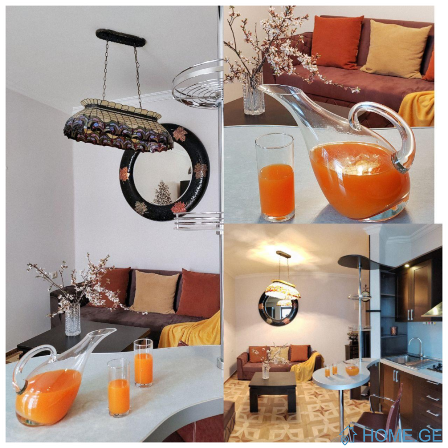 For Rent, 2 Room, New building, Tbilisi, vake