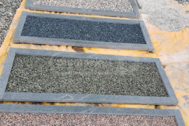 სასაფლაოს კროშკა ქვიშა მოზაიკა გრანიტის ღორღი მარმარილო