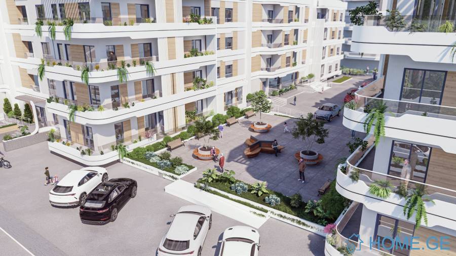 Продается квартира, 2 Kомнатная, В процессе строительства, Тбилиси, Дигоми 1-9
