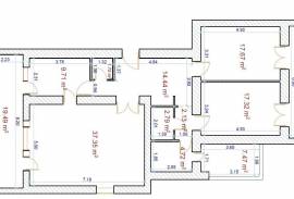 Продается квартира, 3 Kомнатная, Старое здание, Тбилиси, saburtalo