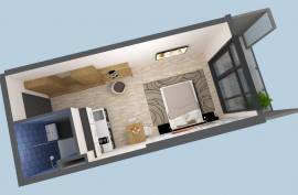 Apartment for sale, 1 Room, Under construction, Batumi, Adlia