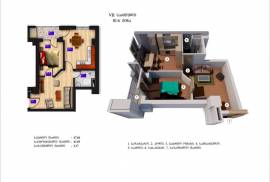 Apartment for sale, 1 Room, Under construction, Tbilisi, Vazisubani