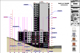 Apartment for sale, 3 Room, Under construction, Tbilisi, Vazisubani