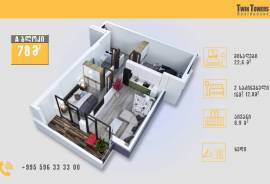 Продается квартира, 3 Kомнатная, В процессе строительства, Тбилиси, Ортачала