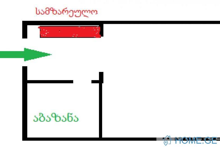 იყიდება ბინა, 1 ოთახიანი, ძველი აშენებული, თბილისი, ბაგები