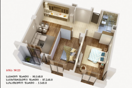 Apartment for sale, 3 Room, New building, Tbilisi, Samgori