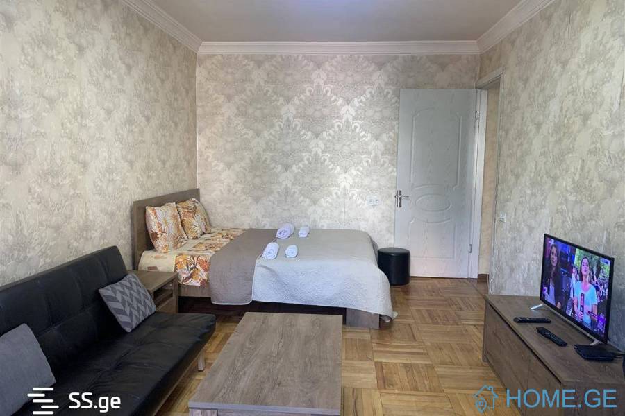 Daily Apartment Rent, 1 Room, Old building, Tbilisi, saburtalo