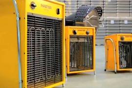 ჰაერის ელექტრო გამათბობლები 9kW Master კალორიფერი