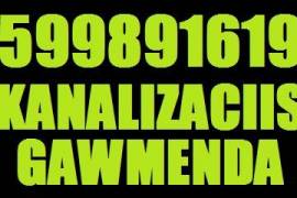 კანალიზაციის გაწმენდა KANALIZACIIS GAWMENDA 599 89 16 19