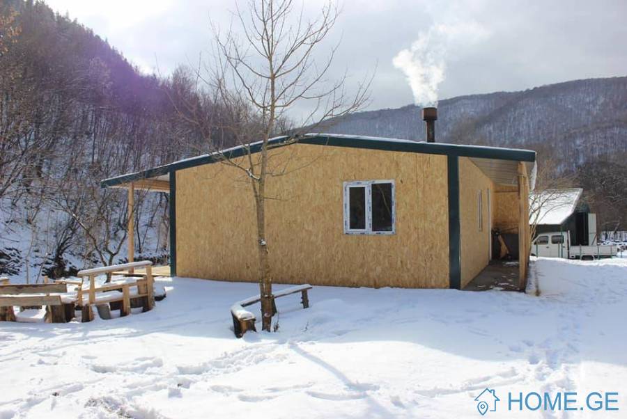 Prefabricated wooden cottage
