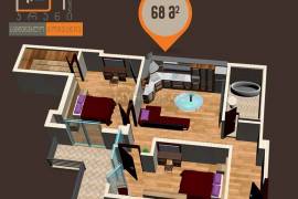 Apartment for sale, 3 Room, Under construction, Kutaisi
