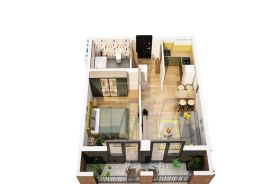 Apartment for sale, 2 Room, Under construction, Tbilisi, Samgori